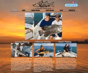 Nativefishingcharters.com(Captain Steve of Native Fishing Charters) Screenshot