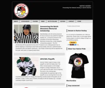 Nativehockey.com(Native Hockey) Screenshot