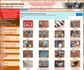 Nativeindianmade.com(Free Shipping & 80% Off all Native American Jewelry from Navajo) Screenshot
