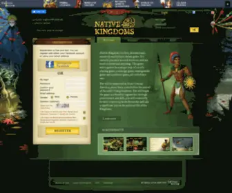 Nativekingdoms.com(Native Kingdoms) Screenshot