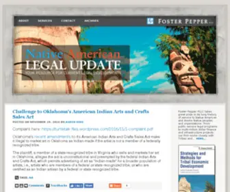 Nativelegalupdate.com(Native American Legal Update) Screenshot