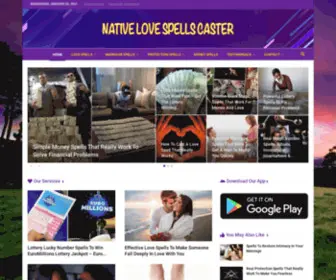 Nativelovespellscaster.com(Native Love Spells Caster) Screenshot