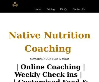 Nativenutrition.net(Native Nutrition Coaching) Screenshot