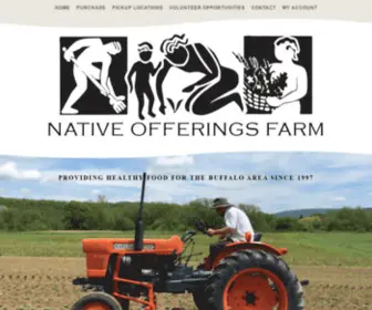 Nativeofferings.com(Native Offerings CSA Farm) Screenshot