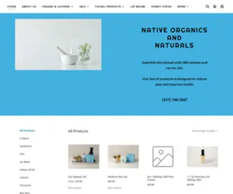 Nativeorganicsandnaturals.com(Store) Screenshot