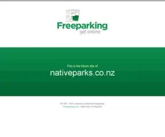 Nativeparks.co.nz(Alles über Neuseeland) Screenshot