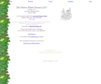 Nativeplant.com(Native Plant Nursery) Screenshot