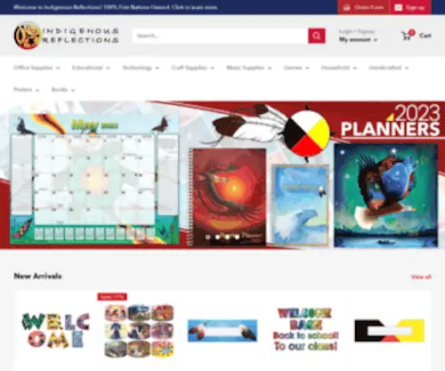 Nativereflections.com(Indigenous Reflections) Screenshot