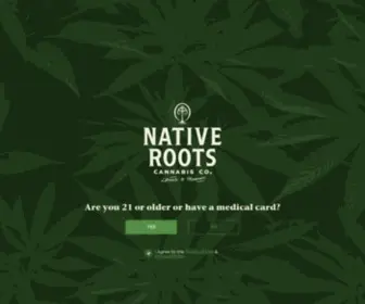 Nativerootsdispensary.com(Marijuana Dispensary in Colorado) Screenshot