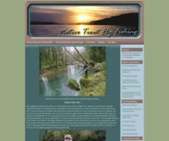 Nativetroutflyfishing.com(This webpage) Screenshot