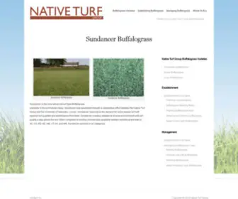 Nativeturf.com(Sundancer Buffalograss) Screenshot