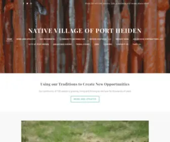 Nativevillageofportheiden.com(NATIVE VILLAGE OF PORT HEIDEN) Screenshot