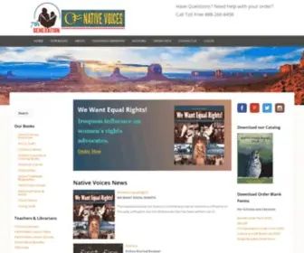 Nativevoicesbooks.com(Native Voices Books) Screenshot