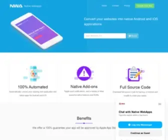 Nativewebapps.com(Native Web Apps) Screenshot