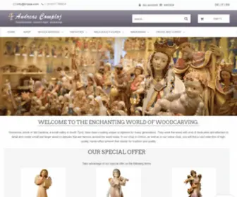 Nativity-Saints-IN-Wood.com(Wood carvings) Screenshot