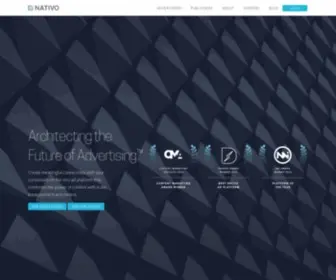 Nativo.net(The Leading Native Advertising Platform) Screenshot