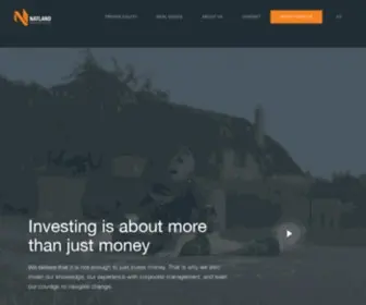 Natland.cz(Investiční a finanční skupina) Screenshot