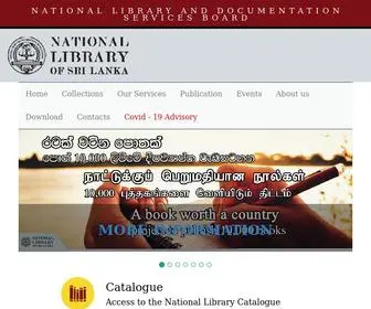 Natlib.lk(National Library of Sri Lanka) Screenshot