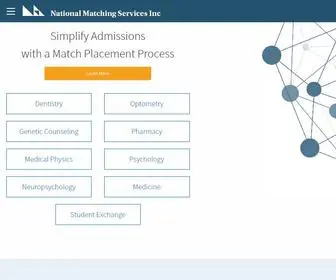 Natmatch.com(National Matching Services) Screenshot