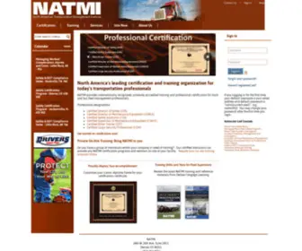 Natmi.org(North American Transportation Management Institute) Screenshot