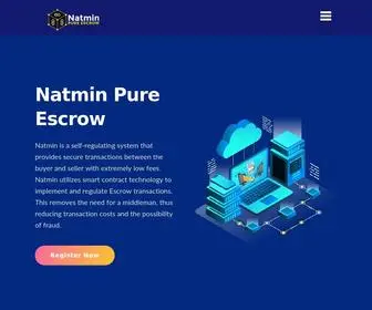 Natmin.io(Natmin Pure Escrow) Screenshot