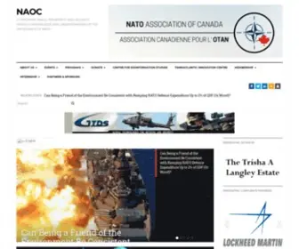 Natoassociation.ca(To promote peace) Screenshot