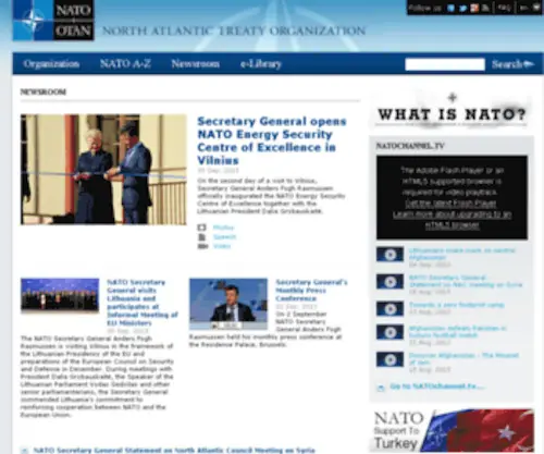 Natochannel.tv(NATO's official online video channel) Screenshot