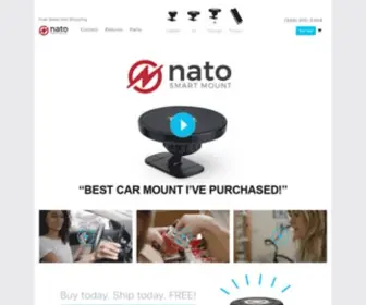 Natomounts.com(NatoMounts Magnetic Device Mounts for iPhone) Screenshot