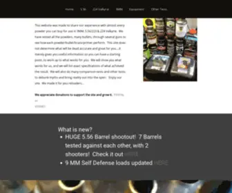 Natoreloading.com(Everything 9 MM & 5.56 NATO) Screenshot