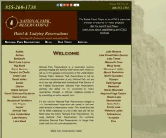 Natparkres.com(National Park Lodging) Screenshot