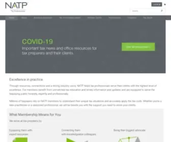 Natptax.com(National Association of Tax Professionals (NATP)) Screenshot