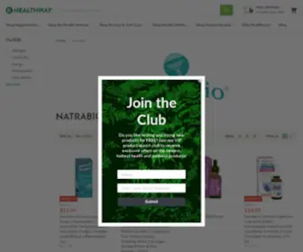 Natrabio.com(The Healthway Store) Screenshot