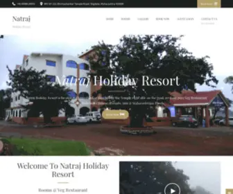 NatrajHolidayresort.com(Natraj Holiday Resort) Screenshot