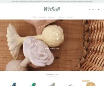 Natruba.com(Natural rubber toys for teething and bath time) Screenshot