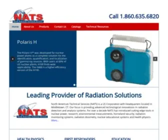 Nats-USA.com(Global Radiation Detection & Monitoring Systems) Screenshot