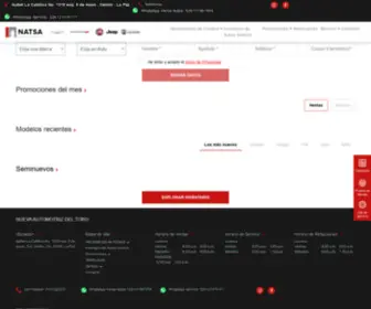 Natsa.com.mx(Nueva Automotriz del Toro) Screenshot