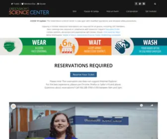 Natsci.org(The Greensboro Science Center) Screenshot