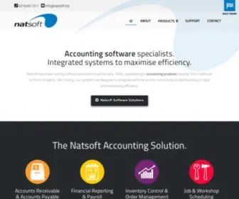 Natsoft.com.au(Accounting solutions) Screenshot