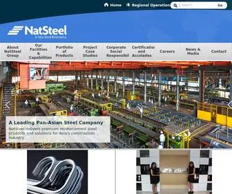 Natsteel.com.sg(Home) Screenshot