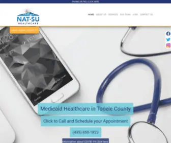 Natsuhealthcare.com(Medicaid Healthcare) Screenshot