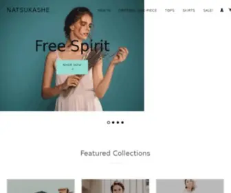Natsukashe.com(Vintage Styles With A Modern Twist) Screenshot