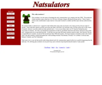 Natsulators.com(Collecting Glass Insulators) Screenshot