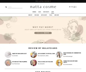 Nattacosme.com(Natta Cosme) Screenshot