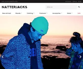 Natterjacks.com(Shop Men's Street Clothing & Footwear Online) Screenshot