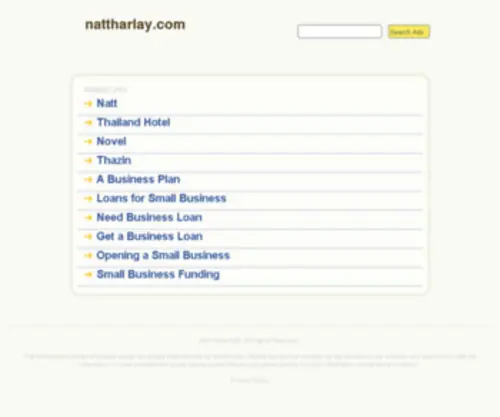 Nattharlay.com(De beste bron van informatie over nattharlay) Screenshot