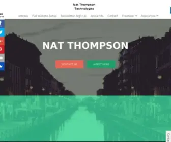 Natthompson.com(Get my best updates delivered to your inbox) Screenshot