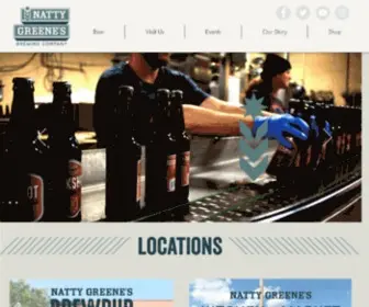 Nattygreenes.com(Natty Greene's Brewing Co) Screenshot