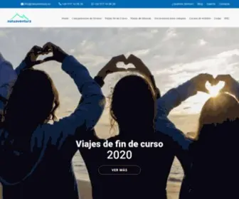 Natuaventura.com(Campamentos de verano y Viajes fin de cursoNatuaventura) Screenshot