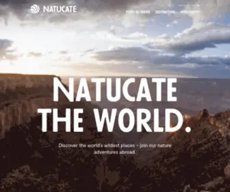 Natucate.com(Naturreisen, Volunteering, Rangerkurse, Sabbaticals) Screenshot