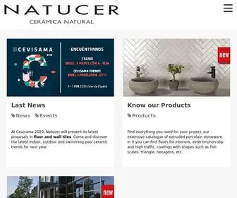 Natucer.es(Porcelain tile Technical solutions for flooring and wall tile) Screenshot